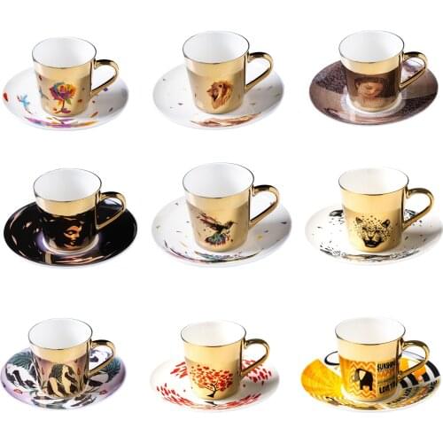 Mirror Reflection Coffee Mugs Glass Tea Water Cups Creative Coffeeware Drinkware