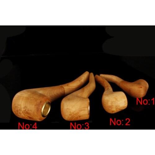 1 Pc Wooden Smoking Tobacco Pipe Classic Bent Pipes Cigarette Cigar Tube Smoking Pipa As Best Gift for your Friend