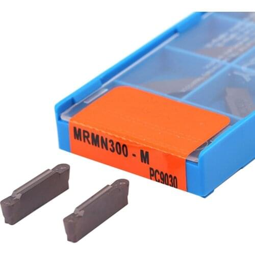 10Pcs MRMN200-G PC9030 MRMN300-M MRMN400-M CNC Lathe Turning Tools Carbide Insert Round Arc Cut Grooving Machining Turning Blade