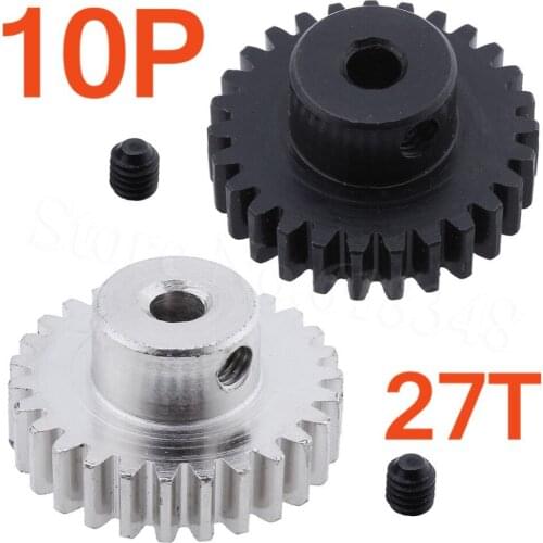 10pcs Metal 27T Teeth Motor Pinion Gear Diameter For 1/18 WLtoys A959-B A969-B A979-B K929-B RC Car Replacement of A959-B-15
