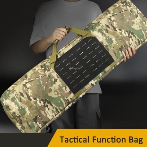 100cm Hunting Gun Bag Tactical Paintball Combat Rifle Carry Molle Bags Military Airsoft Shooting Guns Protection Case Handbag