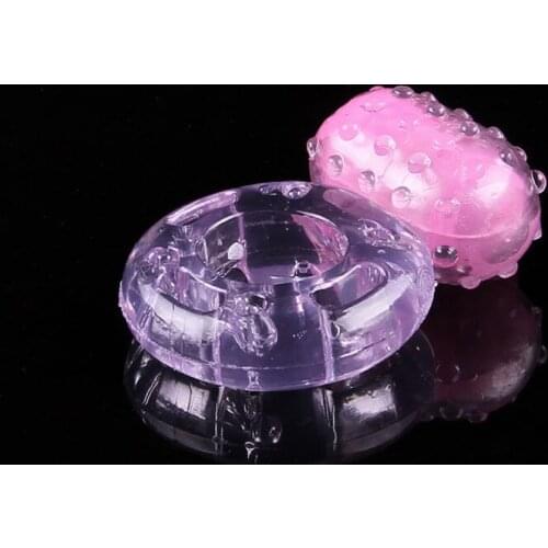 30pcs/lot Cock Penis Sleeve Ring Cockring Vibrator Vibrating Rings Mens Sex Adult Aid Toys