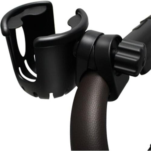 Stroller-Accessories Baby Stroller Cup Holder Adjustable 360 Degree Rotation Universal Plastic Pram Accessories