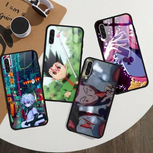 Hunter x hunter Phone Case Tempered glass For Samsung S20 Ultra S7 edge S8 S9 S10 e plus note8 9 10 pro