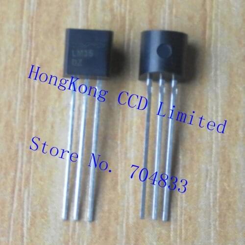 TO-92 temperature sensor LM35DZ LM19CIZ LM335AZ LM335Z LM34CAZ LM34CZ LM34DZ LM35CAZ LM35CZ