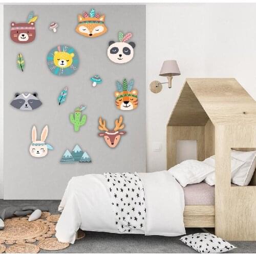 Наклейки с животными на стену Decarthome China At AliExpress