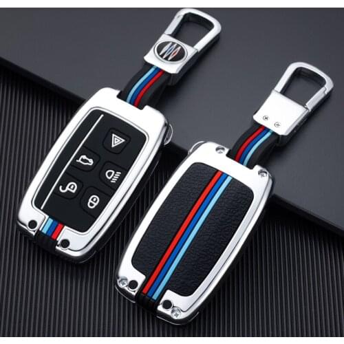 For Land Rover Range Rover Sport Evoque Freelander2 For Jaguar XF XJ XJL XE C-X16 Zinc Alloy Key Case Shell New CarKey Cover Set