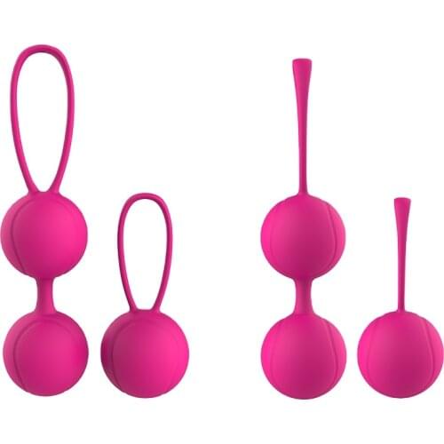 Kegel Exercise Weight, Set of 2 Geisha Balls Silicone Sex Tools for Females Pumping Sex Toys for Woman Egg Vibrator