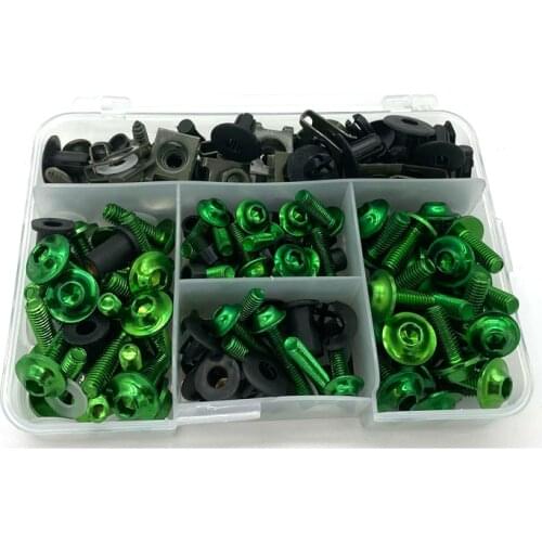 Motorcycle CNC Full Fairing Bolt Kits Bodywork Screws For Kawasaki NINJIA 650 ZX1000 Z900 Z1000 ZX10R GPZ1100 2000-2021