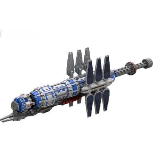 MOC Transport electric Space Fort Galactica Spaceship Babylon 5 - UCS Scale FIREFLY SERENITY Building Block Brick Toys Gift