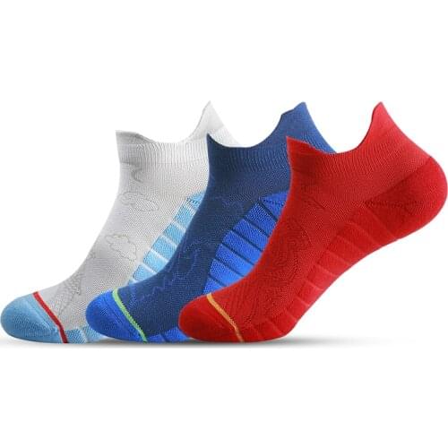 Men and Women Sports Running Socks Thick Cotton Basketball Socks Badminton Tennis Marathon Socks Breathable