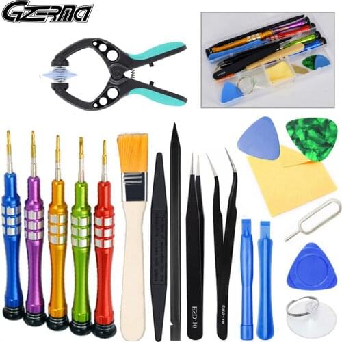 Tablet Repair Tool Sets 20 in 1 Screen Opening Tools Screwdriver Hand Tools Kit for iPad Samsung Huawei Tablet Phone Repair