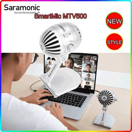 SaramonicSmartMic MTV500 Usb Desktop Microphone For Home Recording, Recording Studio, Podcasting,live, Etc