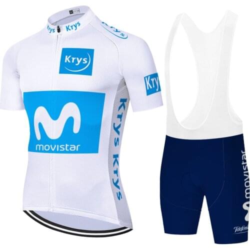2020 new Movistar cycling jersey suit men cycling clothing men Summe Jersey suit Bike abbigliamento ciclismo estivo 2020