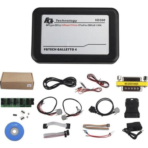 New ECU Chip Tuning FG TECH VD300 Fgtech Galletto 2 Master V 54 0386 V54 0475 VD300 BDM OBD with BDM Function