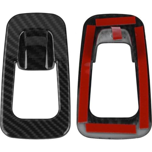 Carbon Fiber ABS Plastic Handbrake Cover Trim fit for Mercedes Benz E Class W213 2016-2018/GLC Class X253 2016-2018