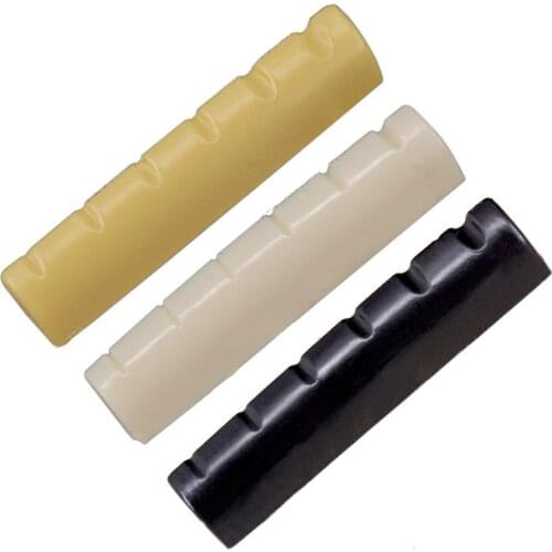 1pcs Musical instruments Black Guitar Bridge Nut Saddle for 6 Strings Classical Guitar accessories Parts