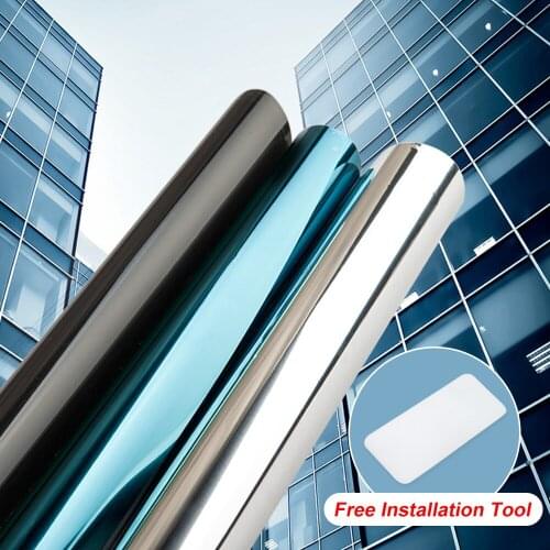 Window privacy film single transparent film glass heat-proof film light-proof reflective sticker self-adhesive anti-privacy film