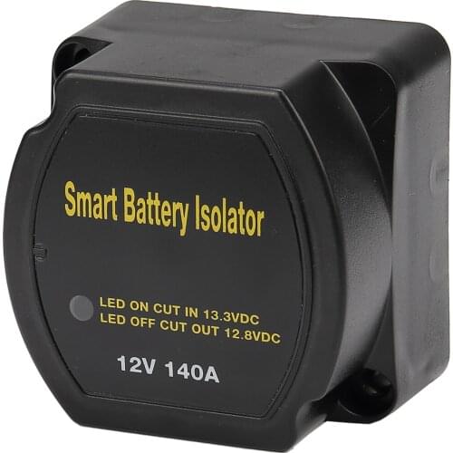 KEMIMOTO 12V 140A Voltage Sensitive Relay VSR for Camper Car Smart Battery Isolator Split Charge Bank Auto Automatic Parts