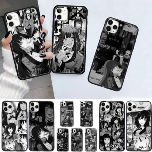 Comics Kakegurui Jabami Yumeko Anime Anti-fall luxury Phone Case shell for iPhone 11 12 pro XS MAX 8 7 6 6S Plus X 5S SE 2020 XR
