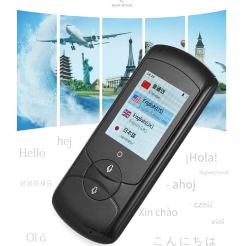 4G 32G Smart Voice Translator 2.4G WiFi Instant Traductor Interpreter 41 Languages Portable Language Translator 2.0" TouchScreen