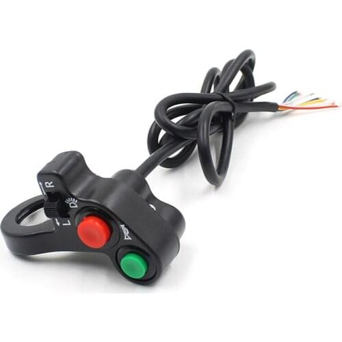 Youwinme Universal 7/8" Motorcycle Switches Electric ATV Scooter Light Turn Signal Horn ON/OFF Button For 22mm Dia Handlebars