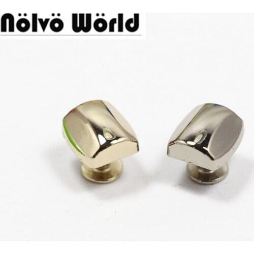 Top Quality Light Gold fashion punk rivets stud hardware with screw for bags shoes wallets belts bracelets decorative rivet