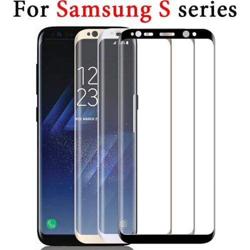3D Protective Glass On Galaxy S8 plus Tempered Glas For Samsung s7 s6 edge plus 8s 8 s s8plus tremp sausung Screen Protector