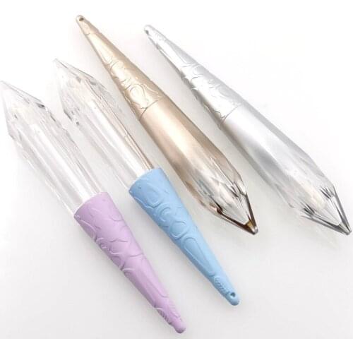 2ml Magic Crystal Pendant Lip Gloss Tube Plastic Lip Gloss Empty Tube Cosmetic Wand Lipgloss Packaging Container