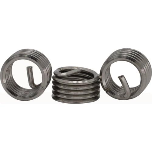 20Pcs M5 M5*0.8*2.5D M5x0.8x2.5D (ID*Pitch*XD) 304 Stainless Steel 304ss Repair Screw Bushing Sleeve Coil Wire Thread Insert