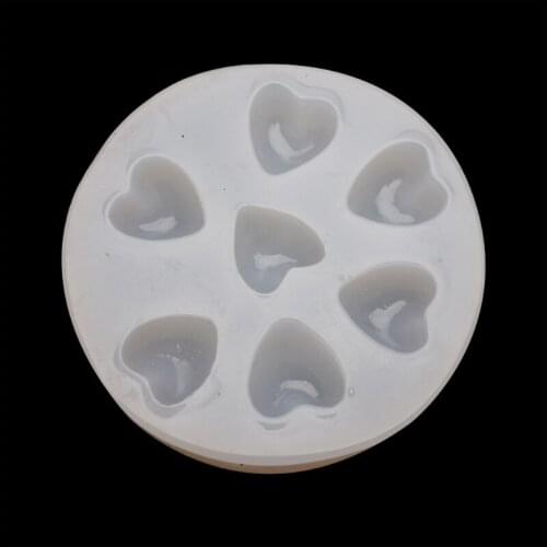 3D Heart Shape Pendant Epoxy Resin Silicone Mold Jewelry Making Mini Heart Soap Wax Candle Chocolate Molds Craft Tools X4YA