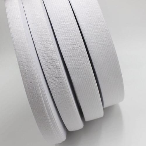 5Yards/1ot Black/White Polyester Elastic Bands For Pants Diy Clothes Garment Sewing Accessories Ribbon Elastics Bands