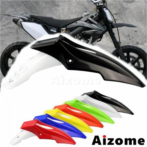 Black Detachable Supermoto Bikes Front Fender Plastics Universal Racing Motorcycle Motorbike Front Mudguard For Honda Suzuki