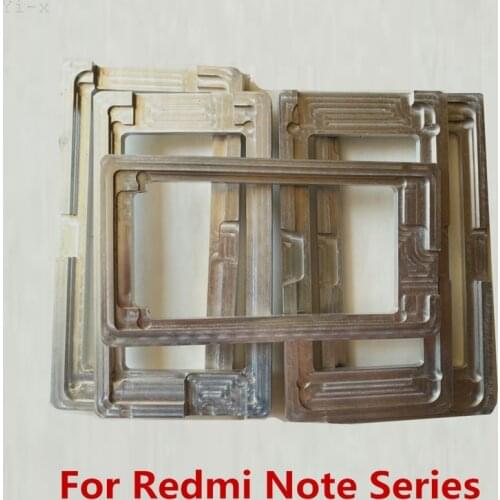 Mold Holder LCD Outer Glass Lens Screen Glue Aluminum Metal Mould For Xiaomi Redmi Note 2 3 4 4X 5 6A 6 Pro 7 NT5 pro NT5A Y1