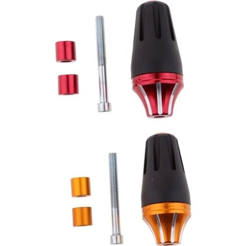 Motor / Motorcycle / Motorbike CNC Frame Slider Falling Crash Protector Orange & Red