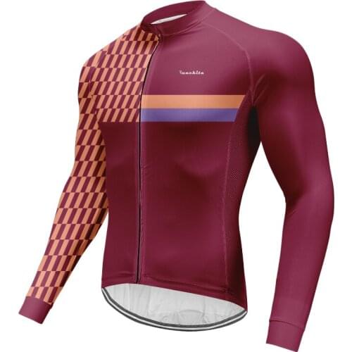 Runchita Strava Long sleeve Cycling jersey MTB Bike Clothing Mens Breathable Bicycle clothes Ropa Maillot Ciclismo Hombre Bicic