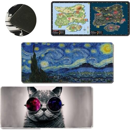 Non-slip Locked Edge Soft Rubber Mousepad New 90x40cm Large Desk Mat Pad For Speed Keyboard Laser Optical Mouse Mice For WOW CS
