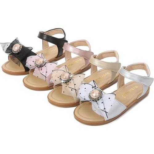 Girls Summer Shoes 2021 Kids Sandals Lovely Butterfly Shoes for Children Soft Girls Flat Princess Shoes Toddlers Girl Sandalias