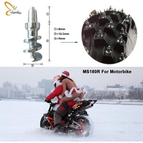 Marrkey 20PCS MS180R 24.5mm Tires Studs/Spikes for Tires/Screw in Studs for Off-Road Truck ATV/UTV Scooter Motorcycle Racing Car