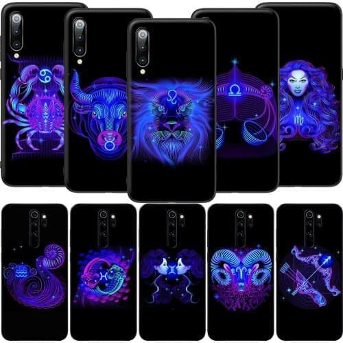 GX260 Zodiac Signs Soft Silicone Case for Redmi Note 4X 5 5A Prime 6 6A 7 7A 8 8A 8T 9 9A 9C 9S Pro Lite