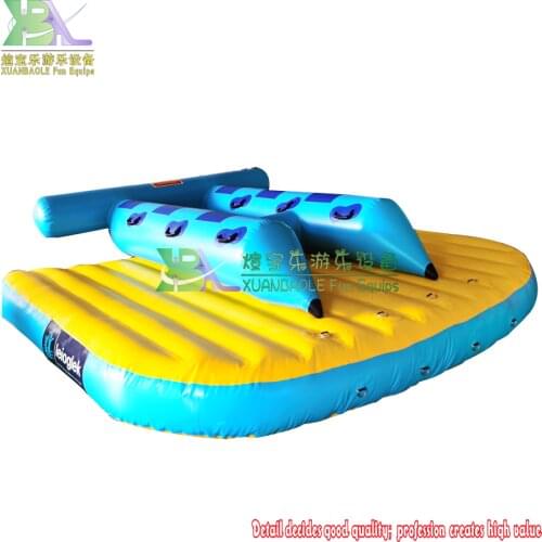 Inflatable Flying Fish Outdoor Professional Banana Bumper Boat Water Couples Raft For Water Park