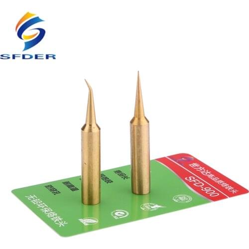 SFD Pure Copper Fly Line Soldering Iron Tip Jump Wire Maintenance Solder Tip For 936 Soldering Station Welding Repair Tools