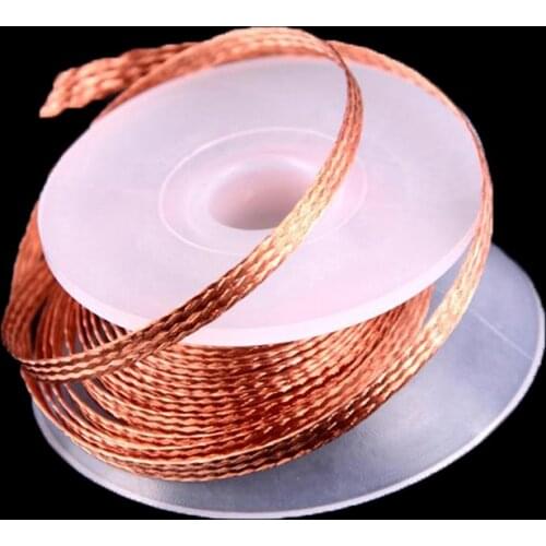 2mm 2.5mm 3mm Width 1.5M/3M Length Desoldering Braid Welding Solder Remover Wick Wire Lead Flux BGA Repair Tool