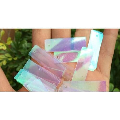 11MM*33MM Flat PVC Loose Sequins Sewing Craft Wedding Decoration Clothes Garment Dress Shoe Caps DIY Accessory