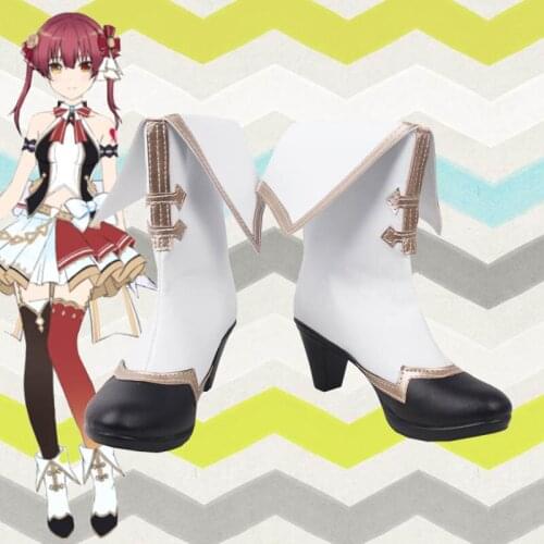 Popular Hololive Houshou Marine Virtual Anchor Cosplay Shoes