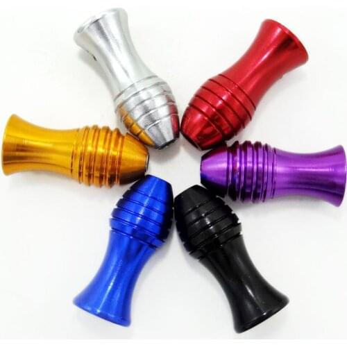 Recommend!!! 1pcs Professional 7 Color 20mm Fish Shape Aluminum Alloy Tattoo handle Grip Tattoo Machine Supplies Handle Gun Tube