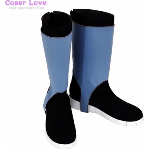 Akudama Drive Hacker Cosplay Boots shoes Halloween Christmas Boots