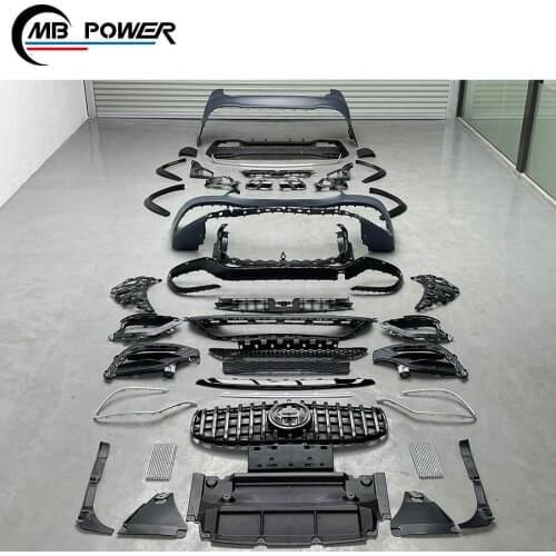 High Quality GLS Class X167 Body kit upgrade to GLS63 for X167 body kit with front bumper rear bumper grille over fender exhaust