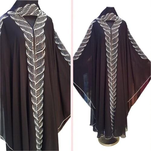 Bolero Mujer Beaded Shrug Cape Djelaba Femme Women Robe Hijab Shrugs Niqab Abaya Dubai Muslim Boerka Islamic Tunic Turkey Coat
