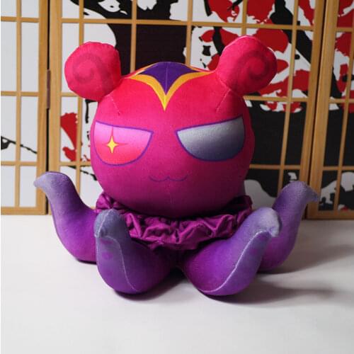 Star Guardian Zoe Octopus Ran Cosplay Mascot Toy Anime Stuffed & Plush Cartoon Doll